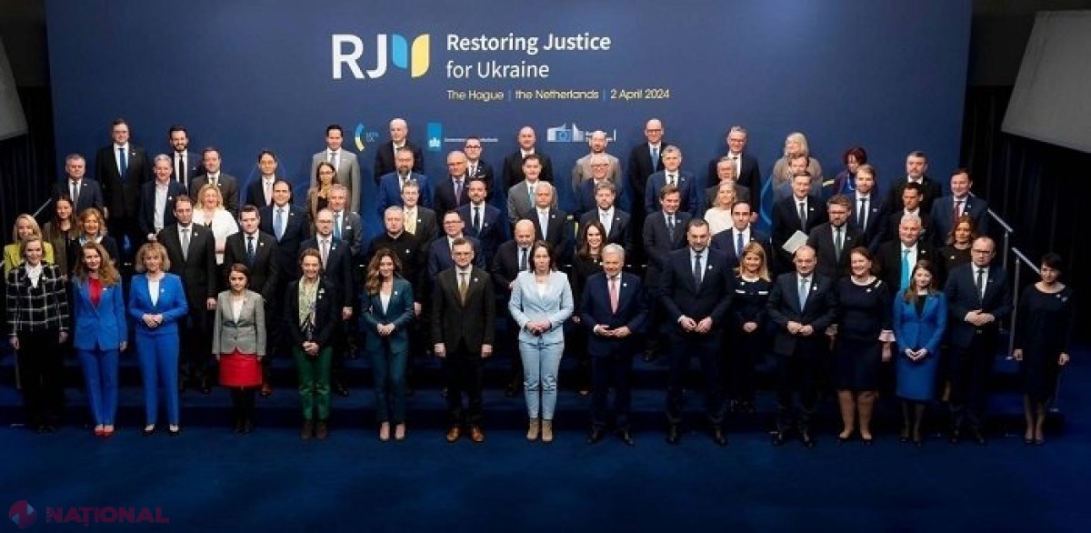 R. Moldova, la conferința internațională de la Haga „Restabilirea Justiției pentru Ucraina”: „Încălcarea sistematică a dreptului internațional și umanitar de către Rusia trebuie sancționată, pentru a face dreptate victimelor crimelor de război”