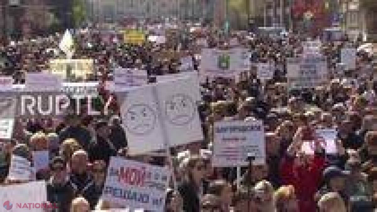 VIDEO // Duminică, la Moscova, au ieșit în stradă mii de manifestanţi…