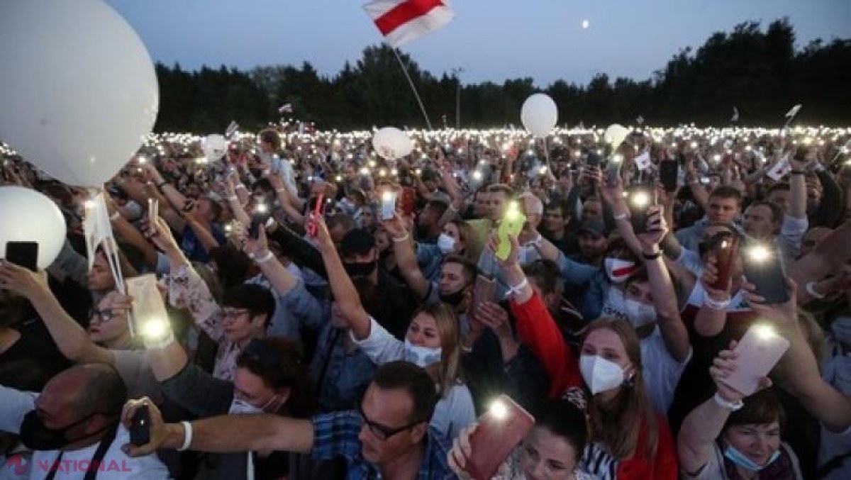 În Belarus a avut loc cel mai mare miting al opoziției din ultimii ani, cu o săptămână înaintea alegerilor