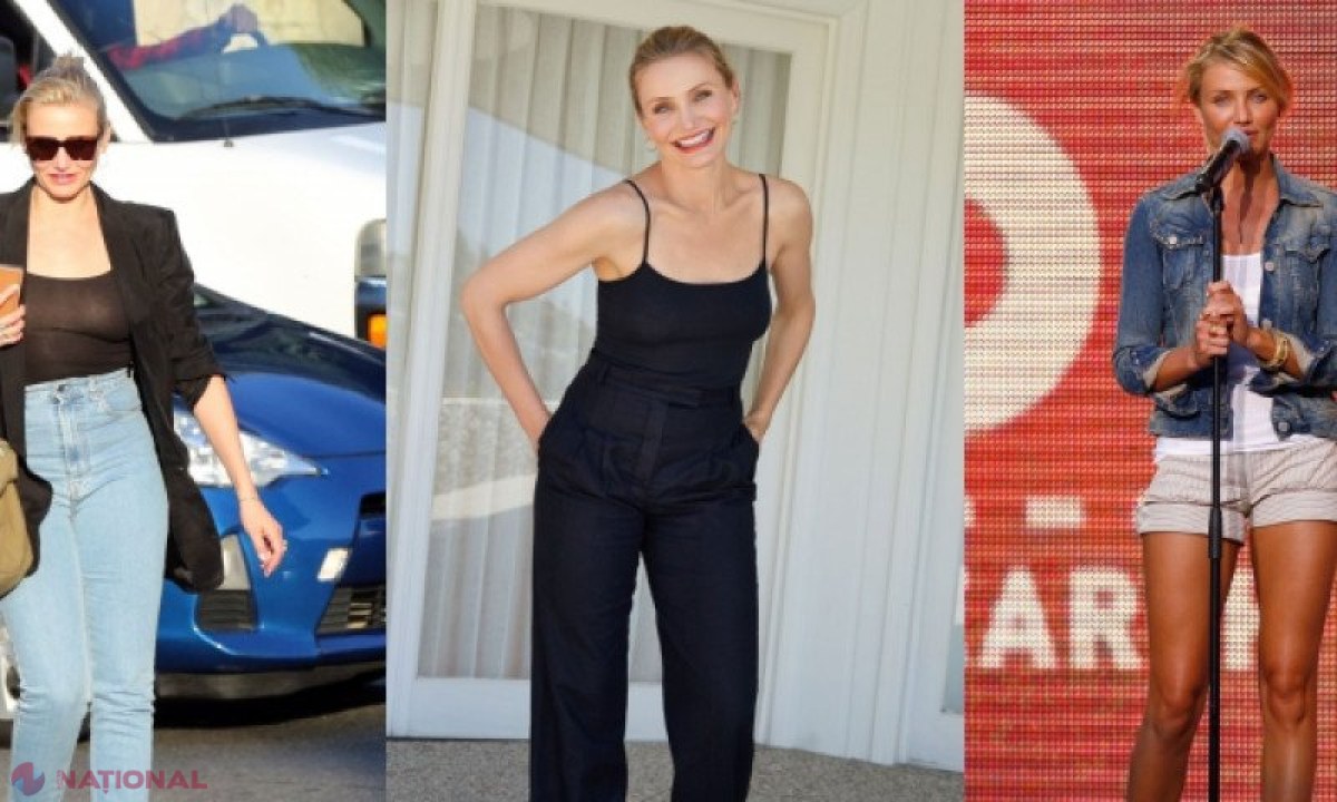 Cameron Diaz a stat ani la rând în topul celor mai atrăgătoare actrițe. Cum își păstrează silueta azi și de ce a renunțat la machiaj