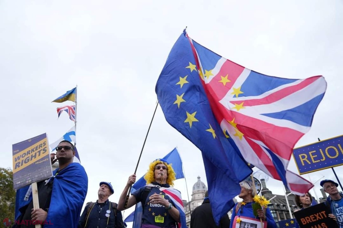 VIDEO // Mii de manifestanţi au cerut la Londra reintegrarea Marii Britanii în UE 