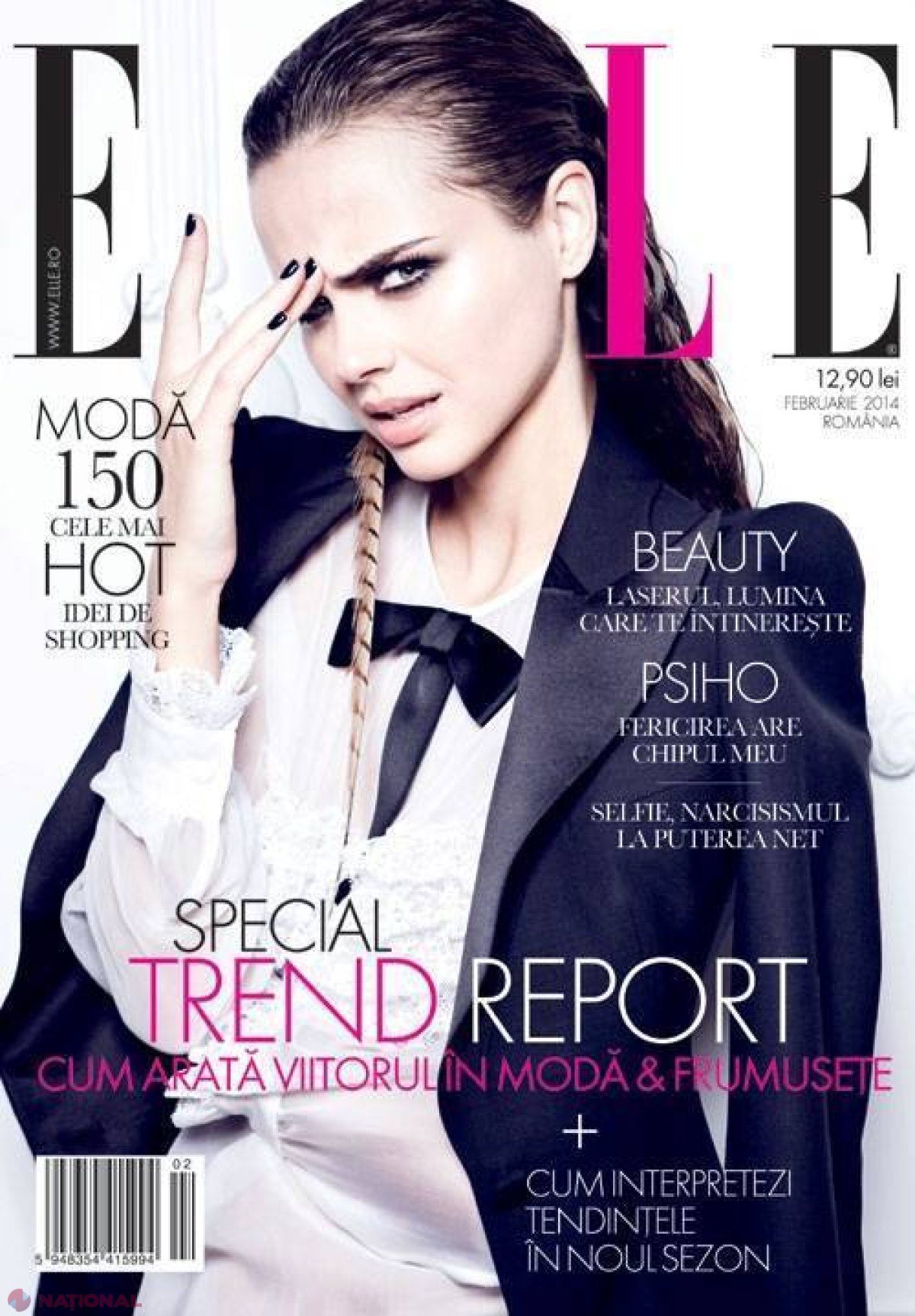 FOTO // Moldoveanca Xenia Deli a apărut pe coperta revistei ELLE!