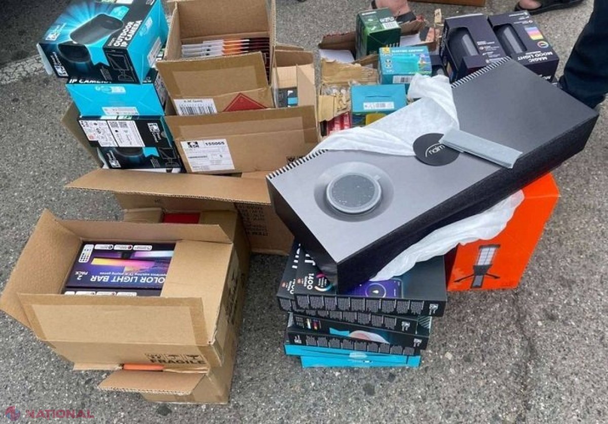 Boxe audio, camere video, unelte electrice, saltele gonflabile și lămpi smart în cantități comerciale, ascunse printre coletele neînsoțite, trimise din Germania