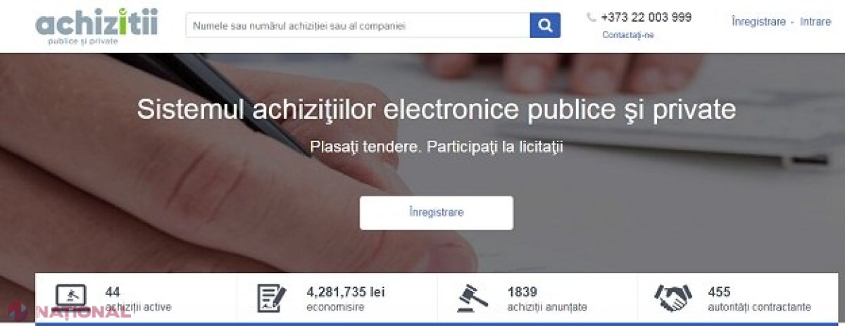 Economie de peste patru MILIOANE de lei din bugetul de stat, datorită plasării anunțurilor de achiziții publice pe o platformă electronică