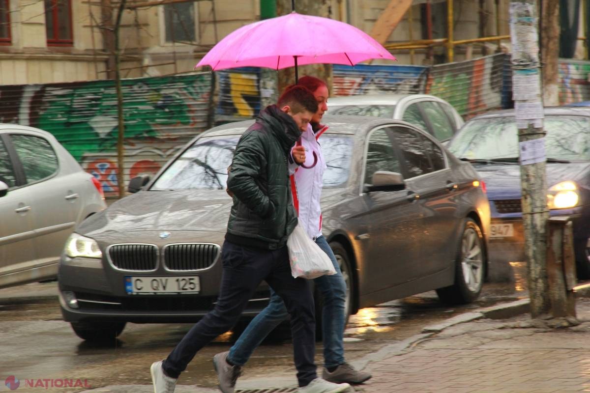 Ploi cu descărcări electrice JOI și VINERI pe întreg teritoriul R. Moldova. Ce temperaturi vom avea