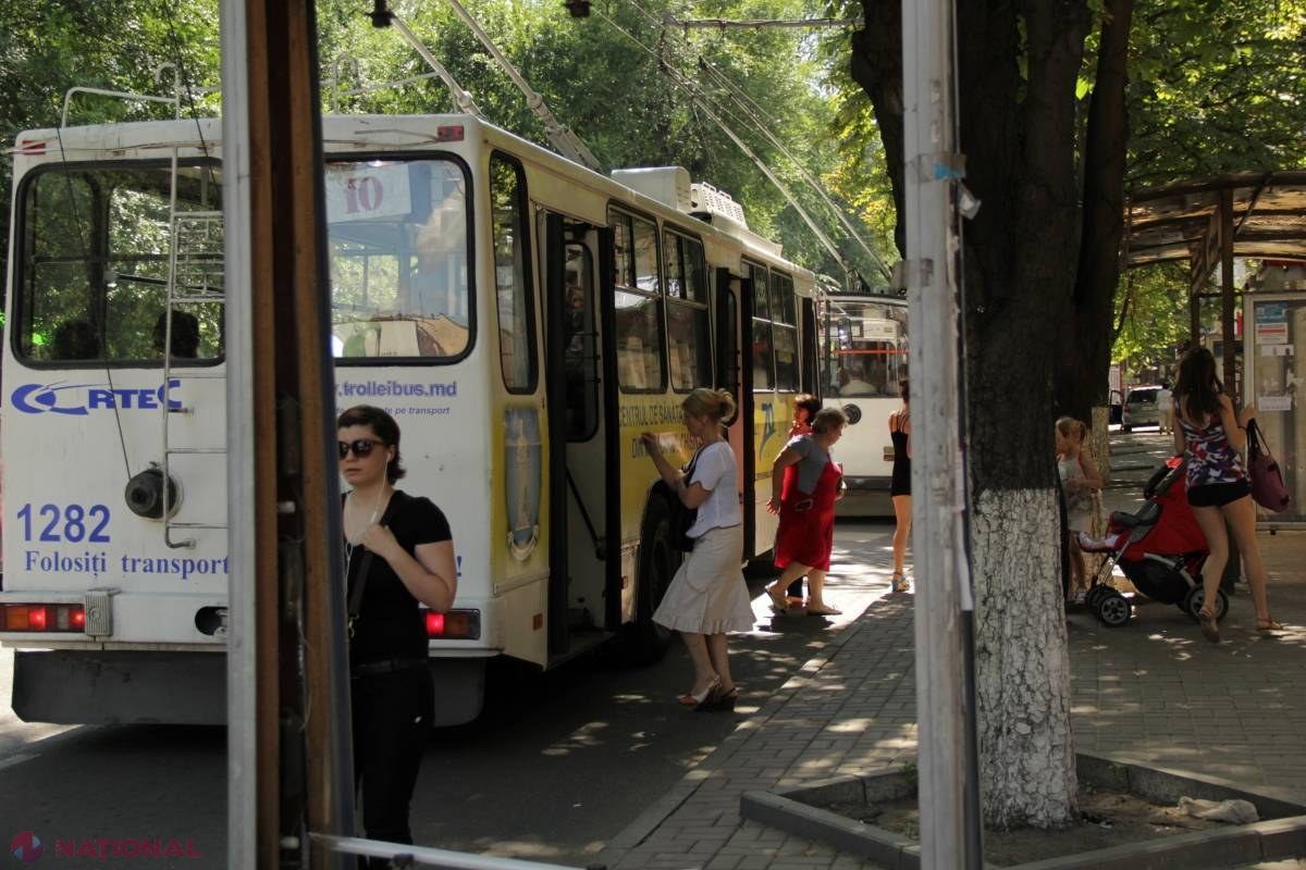 Câteva rute de troleibuze și microbuze din Chișinău își SCHIMBĂ itinerarul