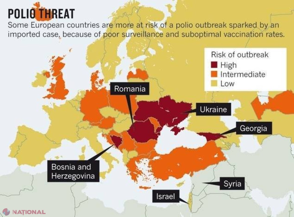 O teribilă BOALĂ a trecutului ameninţă Europa. „R. MOLDOVA, grad mediu de RISC”, anunţă experţii