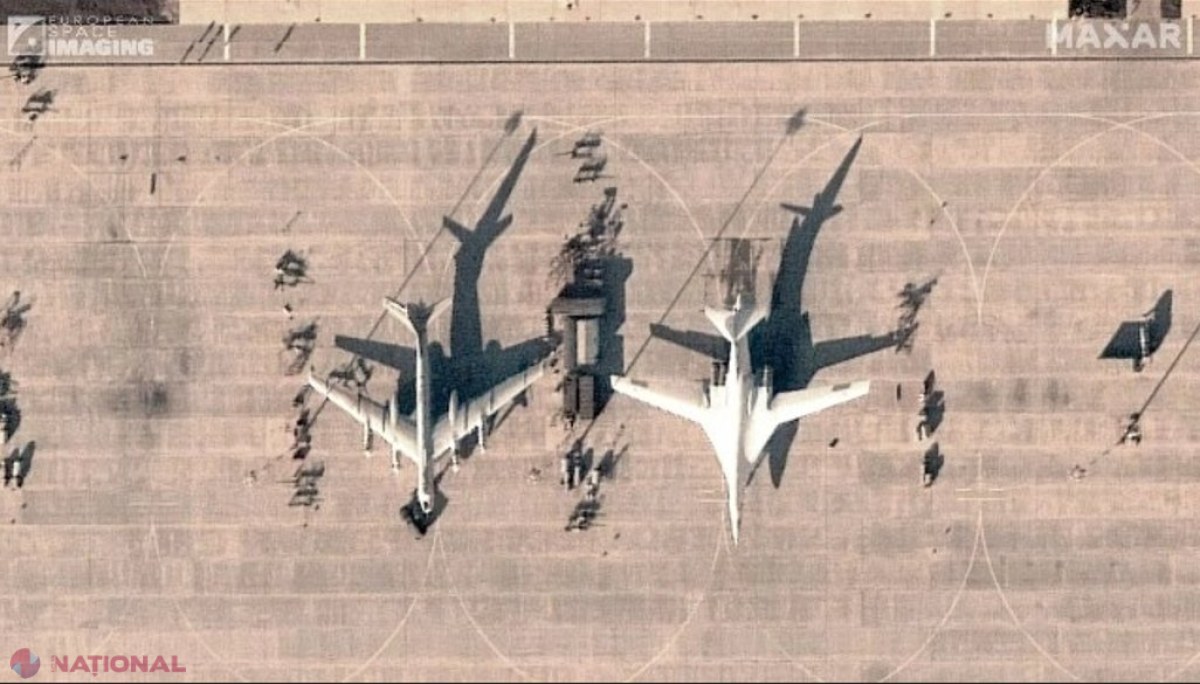 FOTO // Primele fotografii din satelit ale bazei aeriene rusești din Saratov, atacată cu DRONE. Moscova acuză direct Kievul de sabotaj 