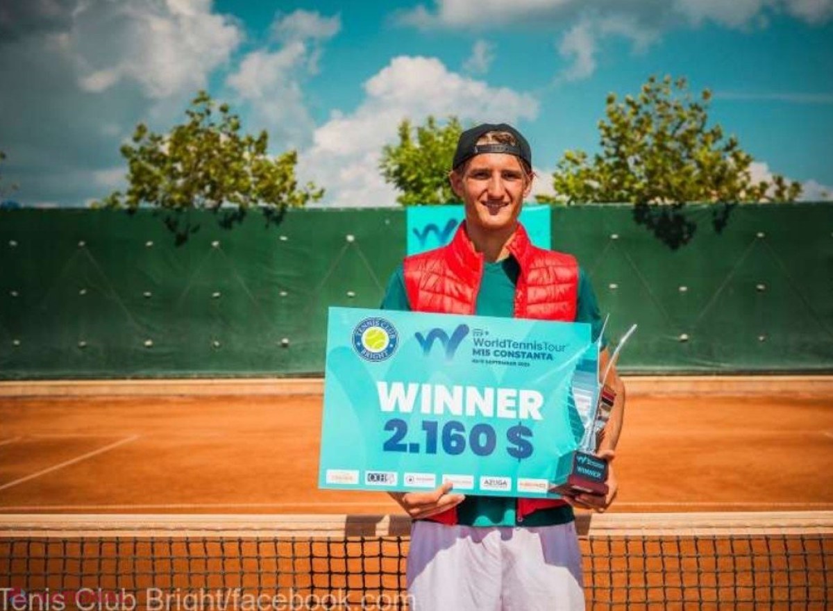 Un tenisman din R. Moldova  a câştigat turneul ITF de la Constanţa: A învins un ucrainean