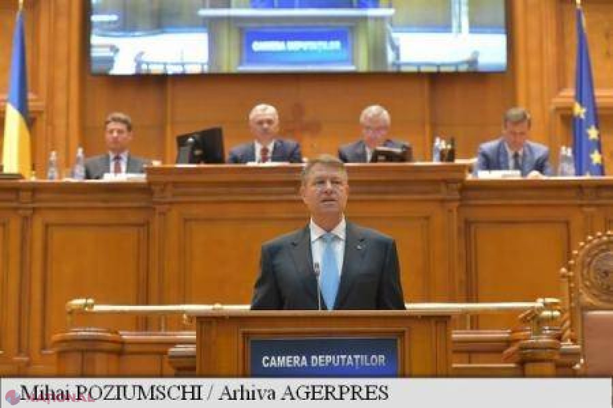 Klaus Iohannis, în Parlament: Regele Mihai a simbolizat speranța unei Românii renăscute și libere, la care românii nu au încetat să aspire