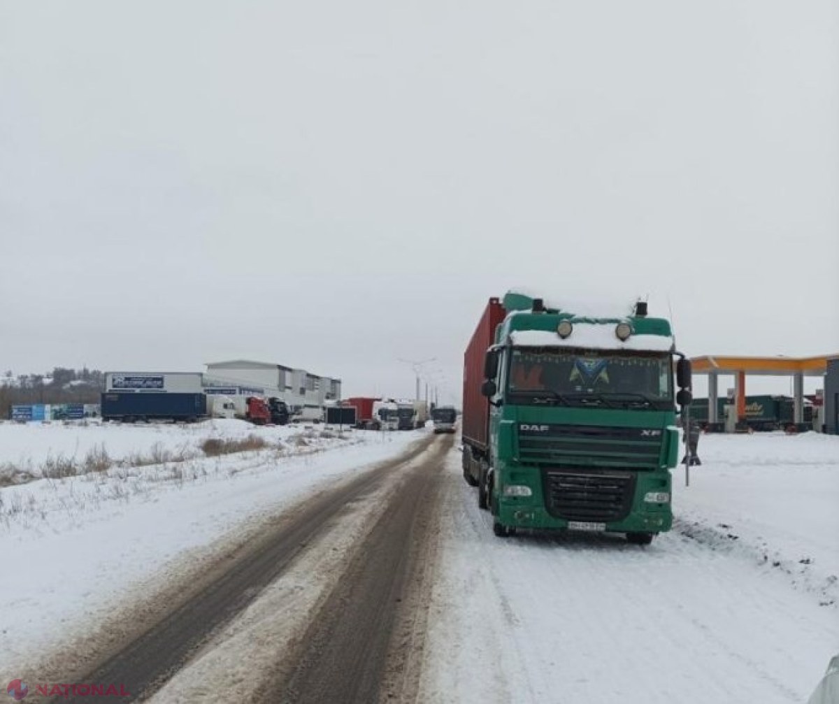 Drumul Chișinău - Leușeni, dar și cel din apropiere de Anenii Noi, ÎNCHISE pentru transportul de mare tonaj, noaptea trecută: Cum se circulă în acest moment pe drumurile din R. Moldova