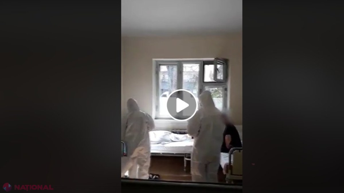 VIDEO // Primele imagini din interiorul Spitalului de Boli Infecțioase „Toma Ciorbă”, unde sunt internați peste 100 de pacienți infectați cu COVID-19