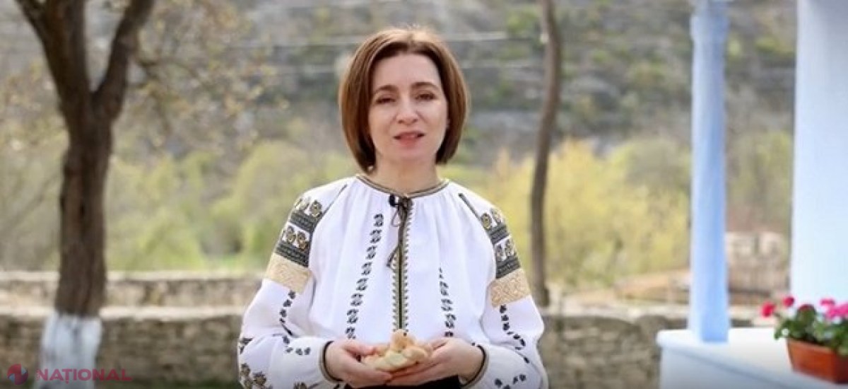 VIDEO // Președinta Maia Sandu a copt hulubași, alături de copiii refugiaților ucraineni: „Ne rugăm cu toții de pace, sperăm la mai bine și credem în bine. Hristos a Înviat!”