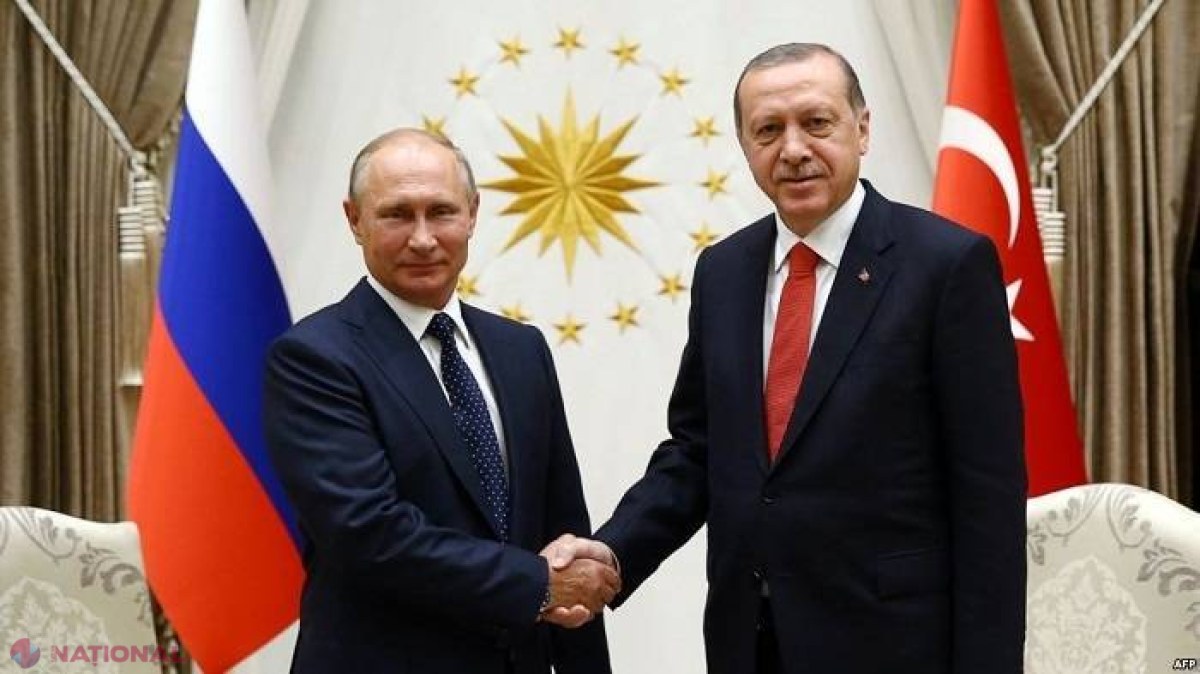 Erdogan și Putin s-au înțeles: „Mă bucur să văd că poziția noastră coincide cu cea a lui Putin
