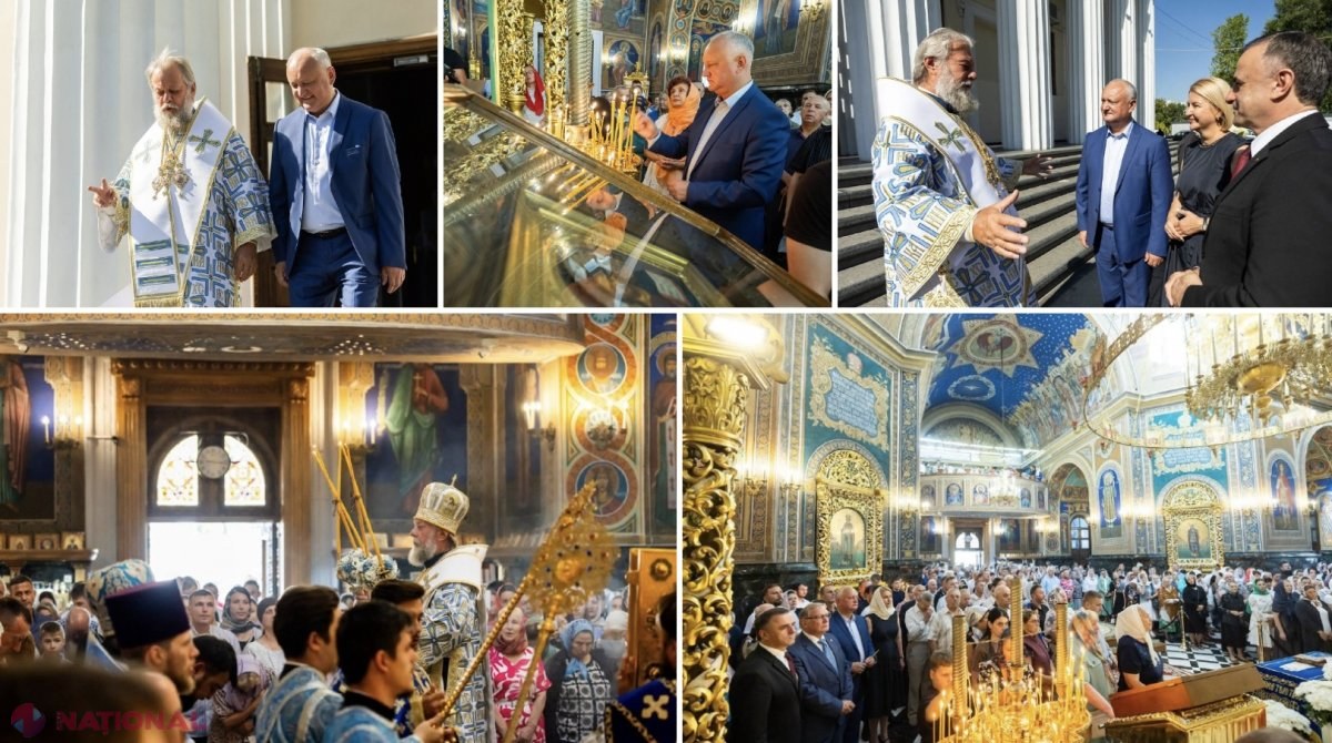 FOTO // Mitropolitul Vladimir se implică fără perdea în campania electorală de partea blocului electoral format la Moscova. Dodon, Tarlev și Vlah, binecuvântați de subordonatul Patriarhului Rusiei