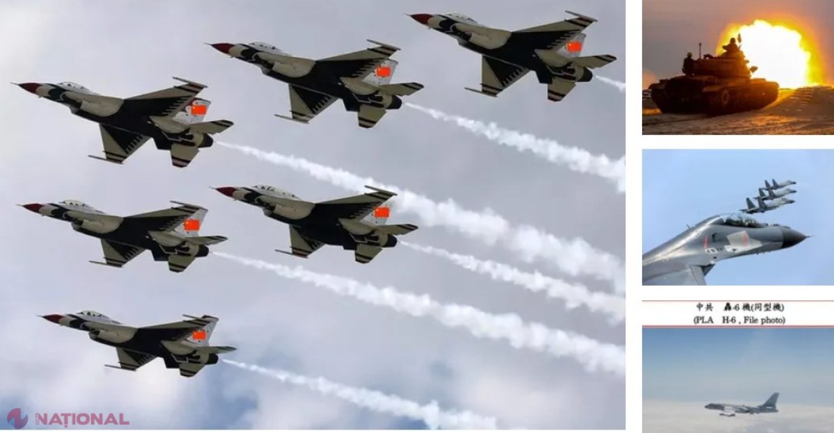 Alertă MONDIALĂ, după ce China a trimis zeci de avioane militare în spaţiul Taiwanului. Taipeiul și-a ridicat aeronavele de luptă