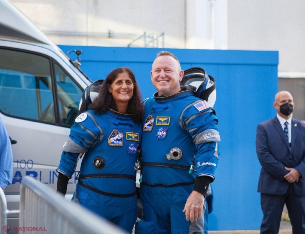 Doi astronauți americani sunt blocați în spațiu. O misiune de 8 zile s-ar putea transforma în una de 8 luni