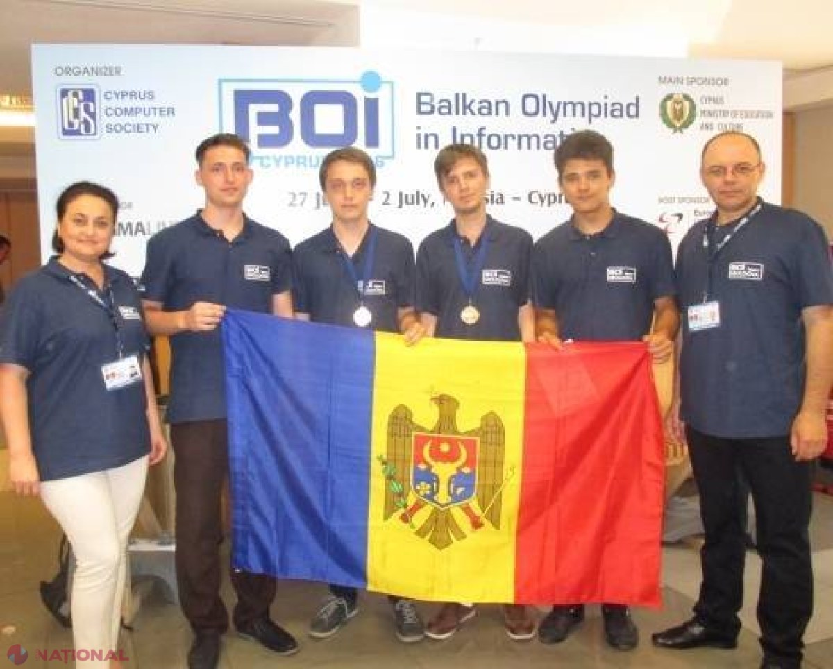Medalii pentru R. Moldova la Olimpiada Balcanică de Informatică