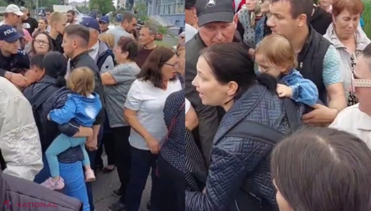 VIDEO // Șor a trimis la ÎNAINTARE femei cu MINORI în brațe, pentru a bloca bulevardul Dacia, în contextul vizitei lui Antony Blinken? O femeie a îmbrâncit polițiștii, iar apoi a pretins că a fost bruscată. Șor amenință polițiștii