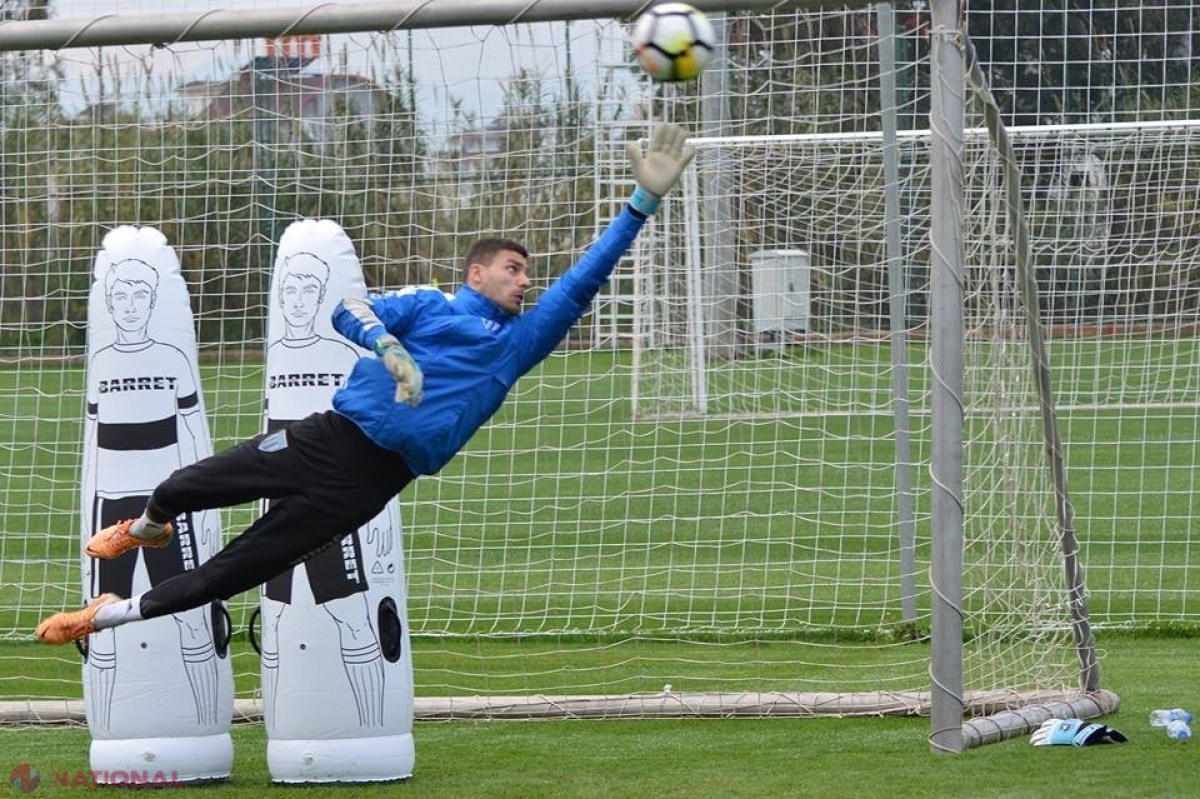 O nouă PROVOCARE pentru portarul naționalei de fotbal. Calancea își continuă cariera în campionatul României