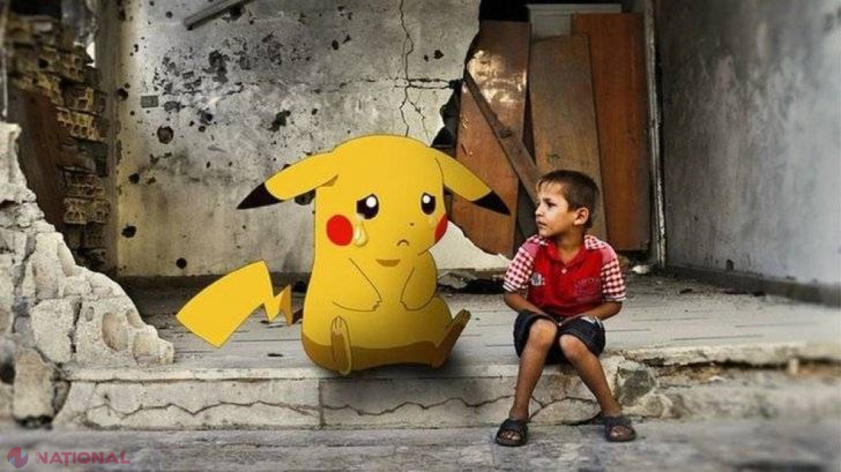 Fotografiile care au ÎNDUIOȘAT mapamondul. Copiii din Siria se declară Pokémoni 