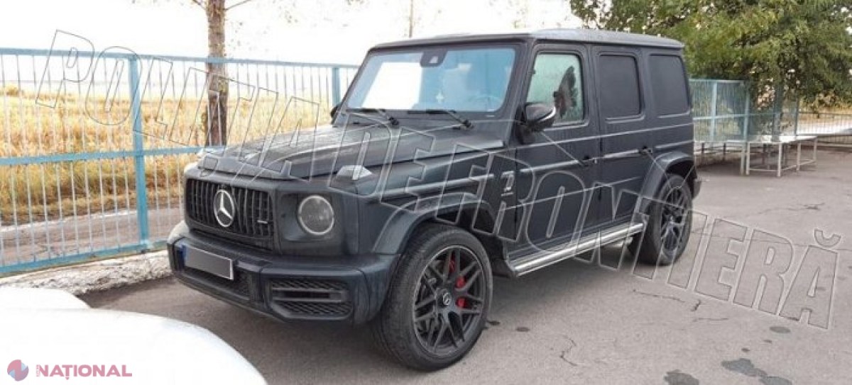 FOTO // Un „Mercedes” de LUX, fabricat în 2020 și furat din Suedia, urma să ajungă ilegal în R. Moldova