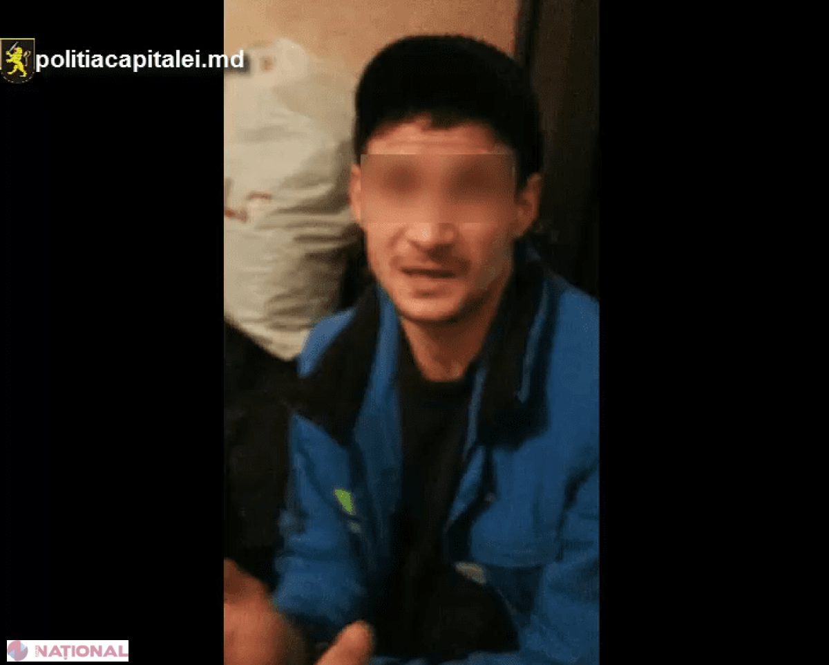 Chișinău: A stropit polițiștii cu GAZE lacrimogene, în încercarea de a fugi