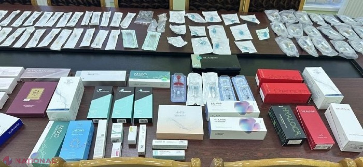 Acid hialuronic și alte preparate destinate injectărilor cosmetologice, aduse ilegal și în cantități comerciale din Ucraina  