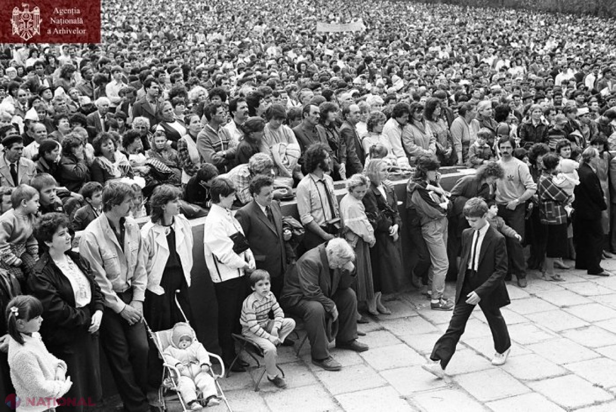 FOTO de ARHIVĂ // Evenimentele care au precedat pașii istorici de pe 31 august 1989 și 27 august 1991 de la Chișinău: „Aderarea Republicii Moldova la UE se înscrie în procesul început în 1989 - 1991”