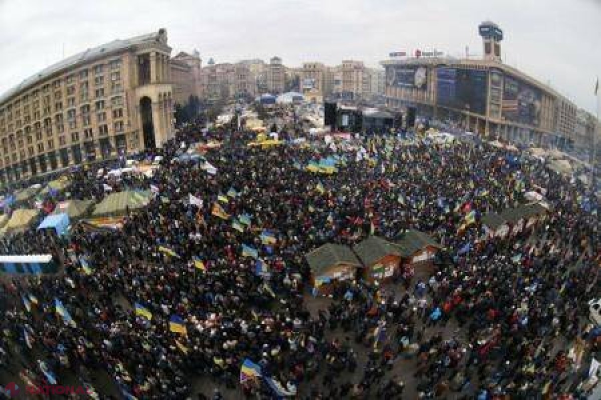 Un american, pe „Euromaidan”: „Destinul Ucrainei depinde de Europa