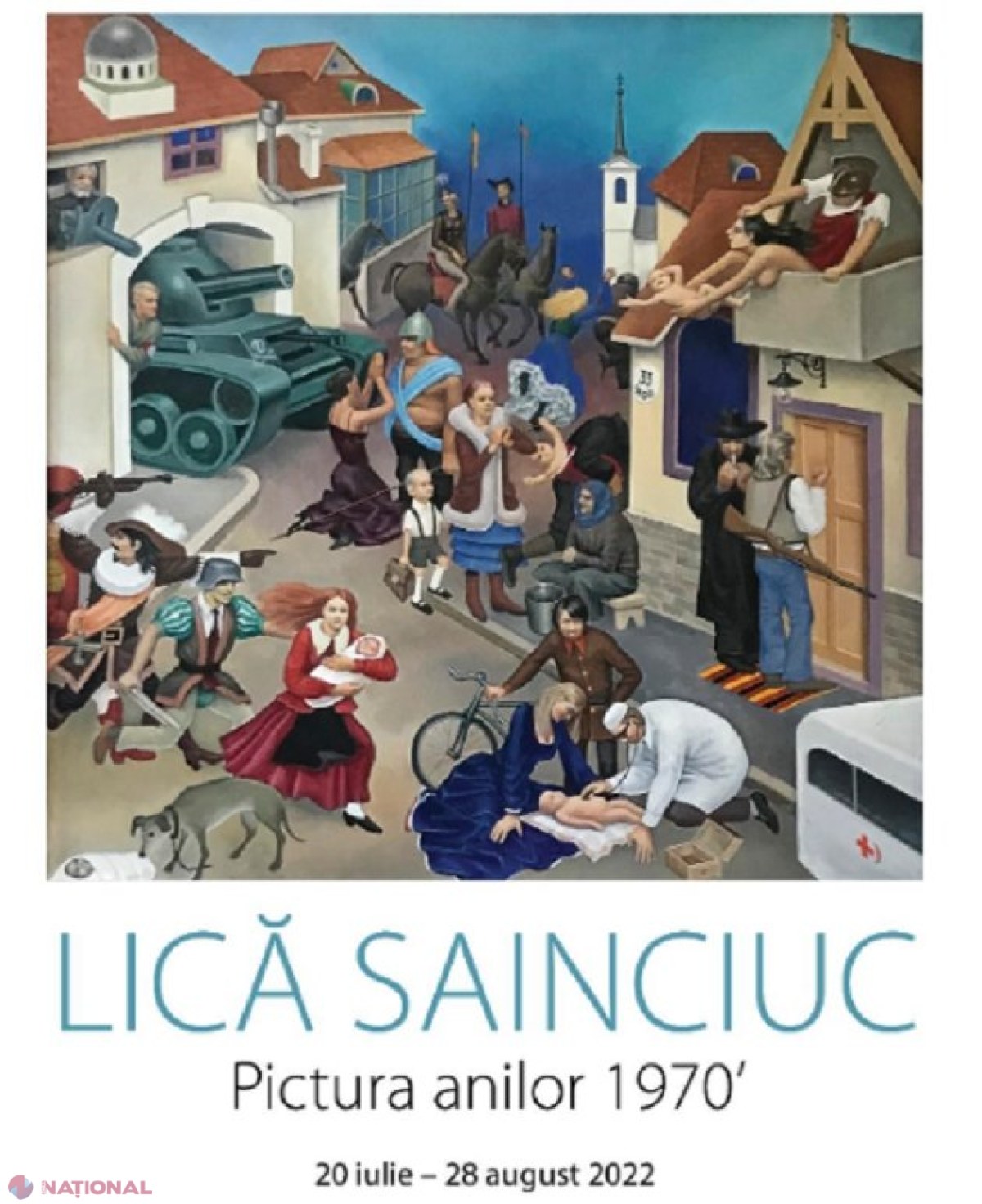 Pictura anilor 1970 // Expoziția aniversară a artistului plastic Lică Sainciuc, la MNAM: „Un artist vizionar al zilelor în care vețuim” 