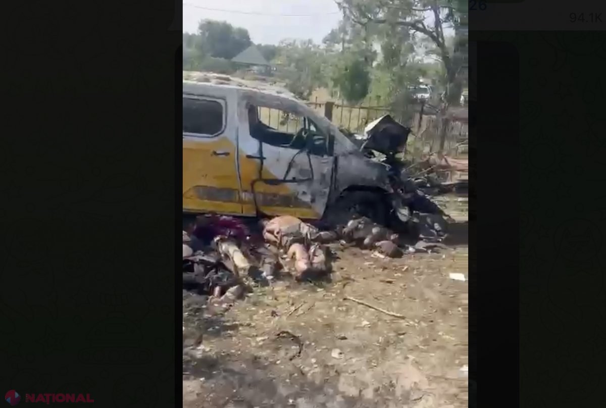 VIDEO // Imagini CUTREMURĂTOARE cu „Ruskii mir” pe care vor să-l aducă partidele proruse din R. Moldova. Peste 20 de ucraineni care au venit să-și ridice PENSIA au fost UCIȘI de o bombă rusească