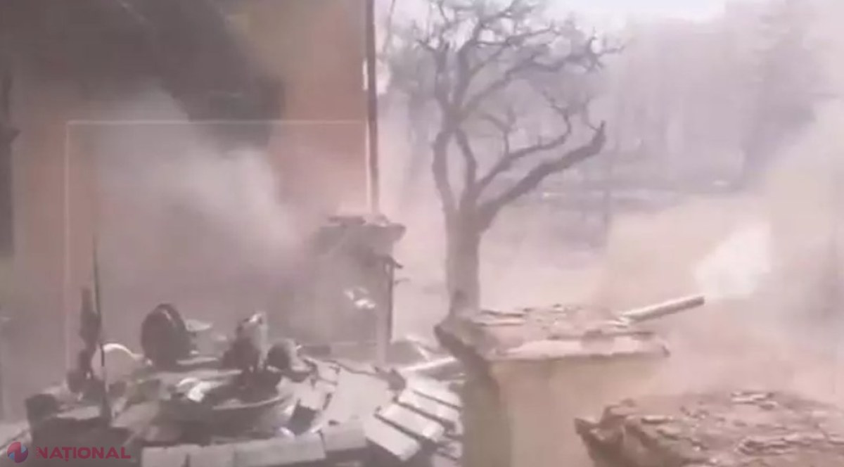 VIDEO // Rușii pretind că vor instaurarea păcii, dar TANCURILE rusești rad totul de pe suprafața pământului în Mariupol