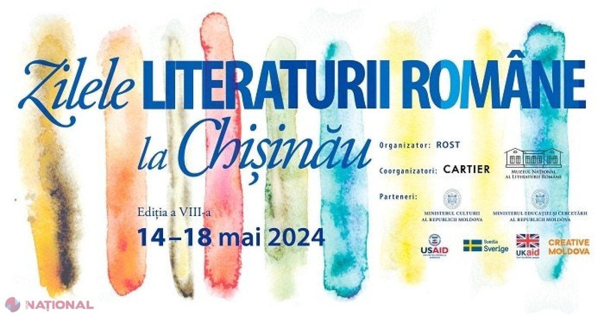 ​Zeci de scriitori, profesori, jurnaliști, elevi din România și R. Moldova, la festivalul Zilele Literaturii Române la Chișinău: „Literatura română a câștigat, prin intermediul cărților din Basarabia, un teritoriu literar excepțional de viu”