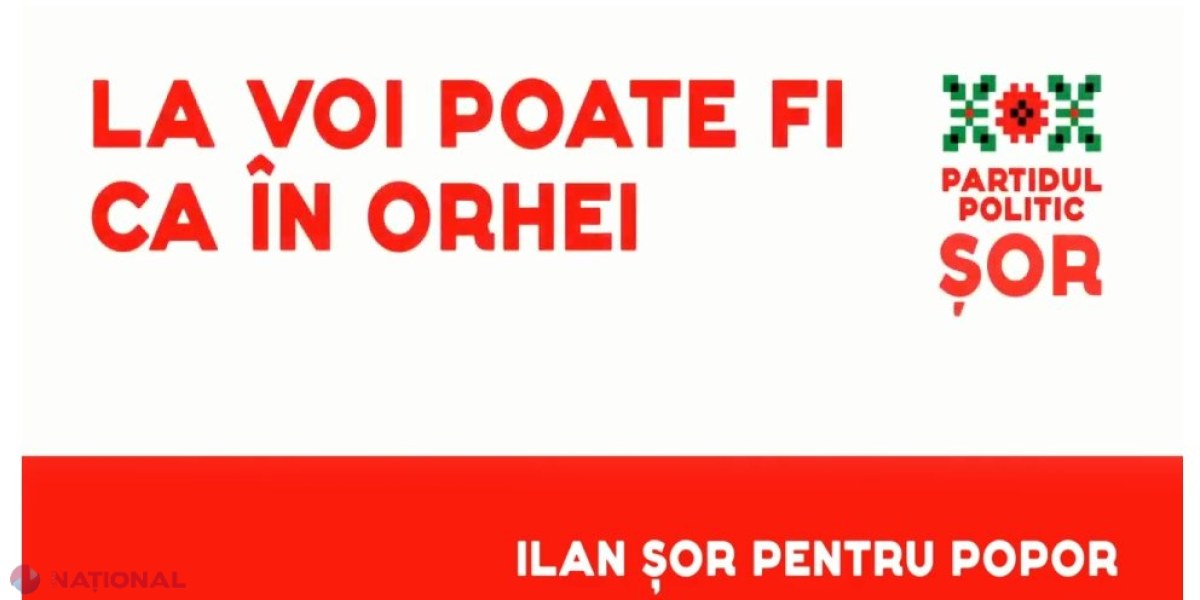 VIDEO // „La voi poate fi ca la Orhei. Ilan Șor pentru popor”. Primul SPOT lansa de Partidul „ȘOR”