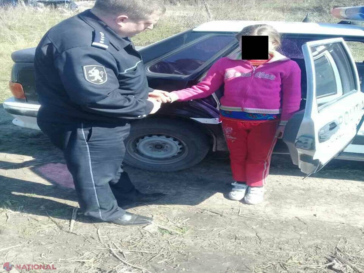 Unde a fost GĂSITĂ fetița de la Bubuieci care a dispărut acum patru zile de acasă
