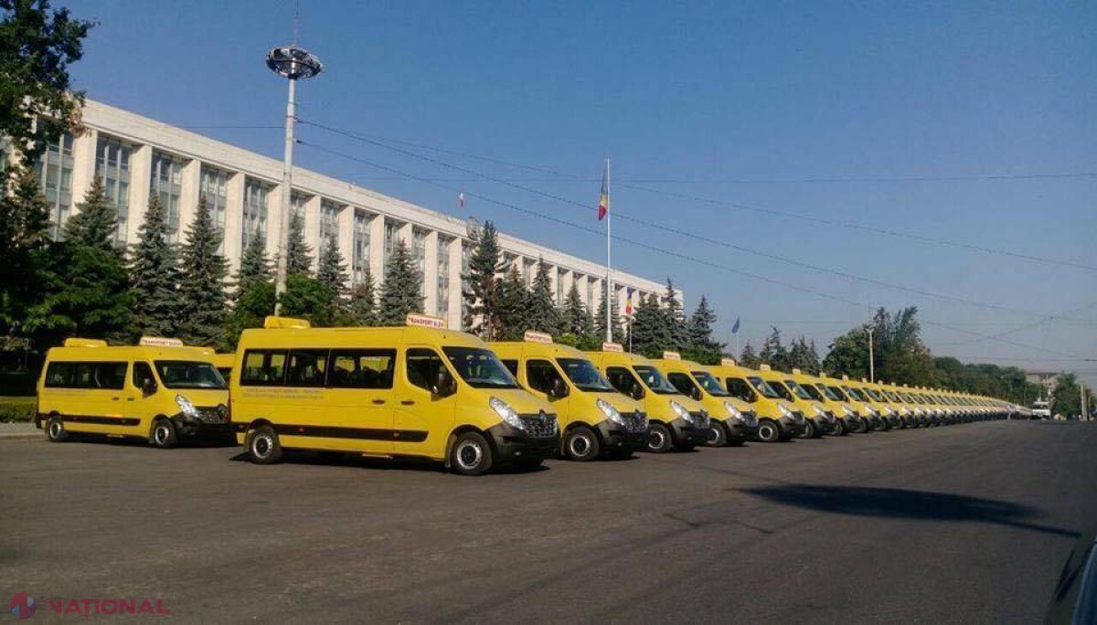 VIDEO // Guvernul României a mai donat 96 de microbuze școlare R. Moldova! Mihai Tudose: O piatră de temelie la integrarea R. Moldova