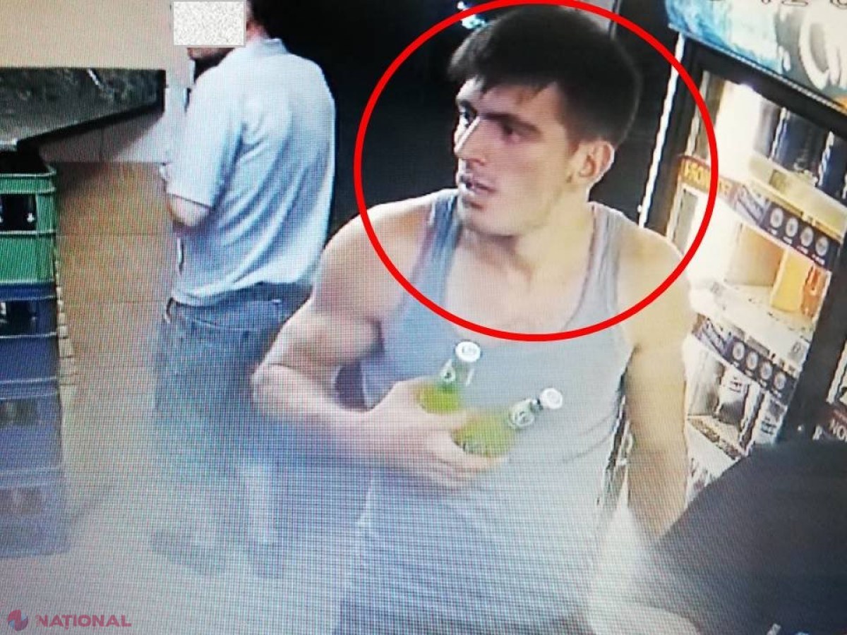 FOTO, VIDEO // Recunoașteți acest bărbat din imagini? Este căutat de Poliție, după ce ar fi jefuit un tânăr în Chișinău
