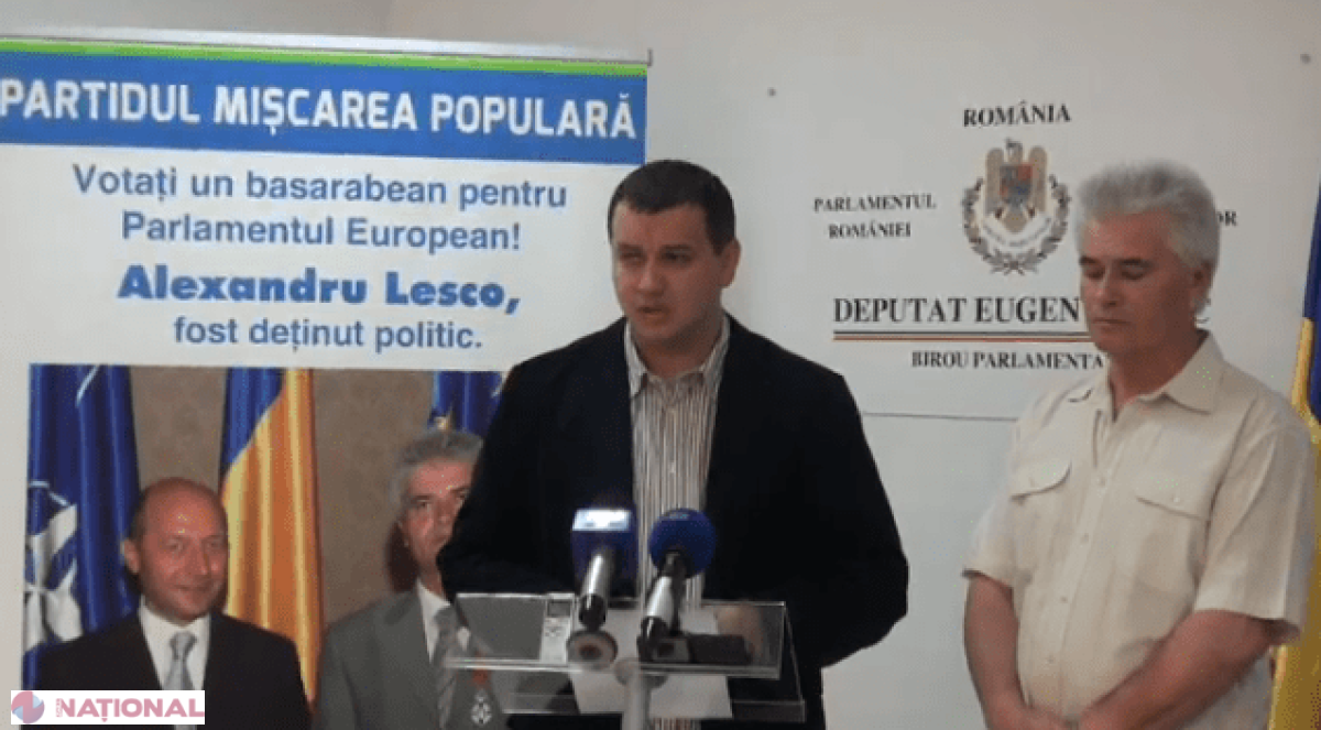 Leșco recunoaște că a aderat la PMP, pentru că e „PROIECTUL POLITIC al lui Traian Băsescu”