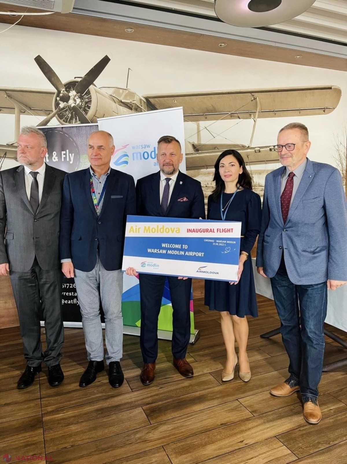 PREMIERĂ // Zbor direct Chișinău - Varșovia, lansat cu succes pe 31 octombrie