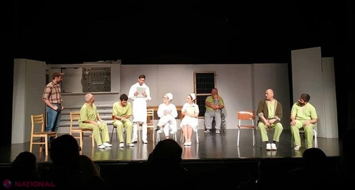 „Zbor deasupra unui cuib de cuci”, spectacol jucat la Chișinău de către actori din București
