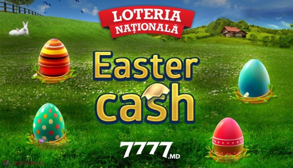 Noul bilet electronic Easter Cash pe 7777.md: Dispoziție de sărbătoare cu CÂȘTIGURI de până la 894 850 lei și jackpot în creștere. Joacă ACUM
