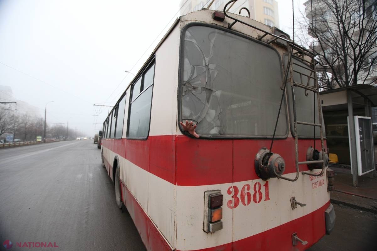 Noi modificări ale itinerarelor unor rute de troleibuz 