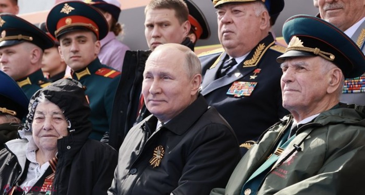 Kremlinul anunță că Putin a transmis „mesaje de felicitare” popoarelor din Georgia şi Republica Moldova cu ocazia „zilei victoriei”