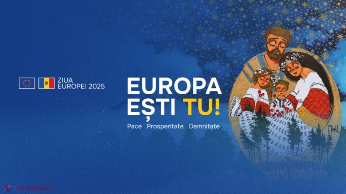 Ziua Europei, pe 9 mai, în centrul Chișinăului: Vali Boghean, Marej, Vopli Vidopliassova din Ucraina, Zdob și Zdub, Lupii lui Calancea, alături de GUZ și Surorile Osoianu, pe scena din PMAN