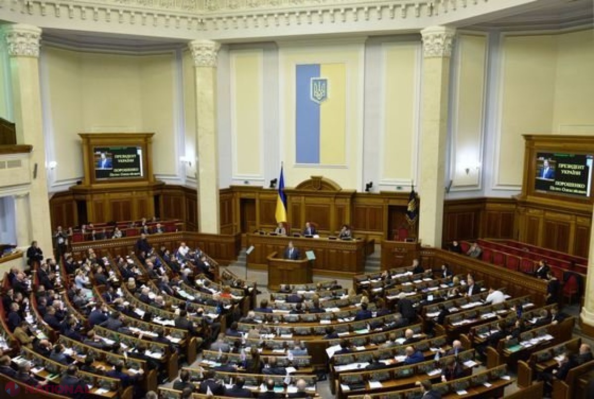 Parlamentul Ucrainei a adoptat legea privind limba oficială, măsură criticată dur de minorităţi