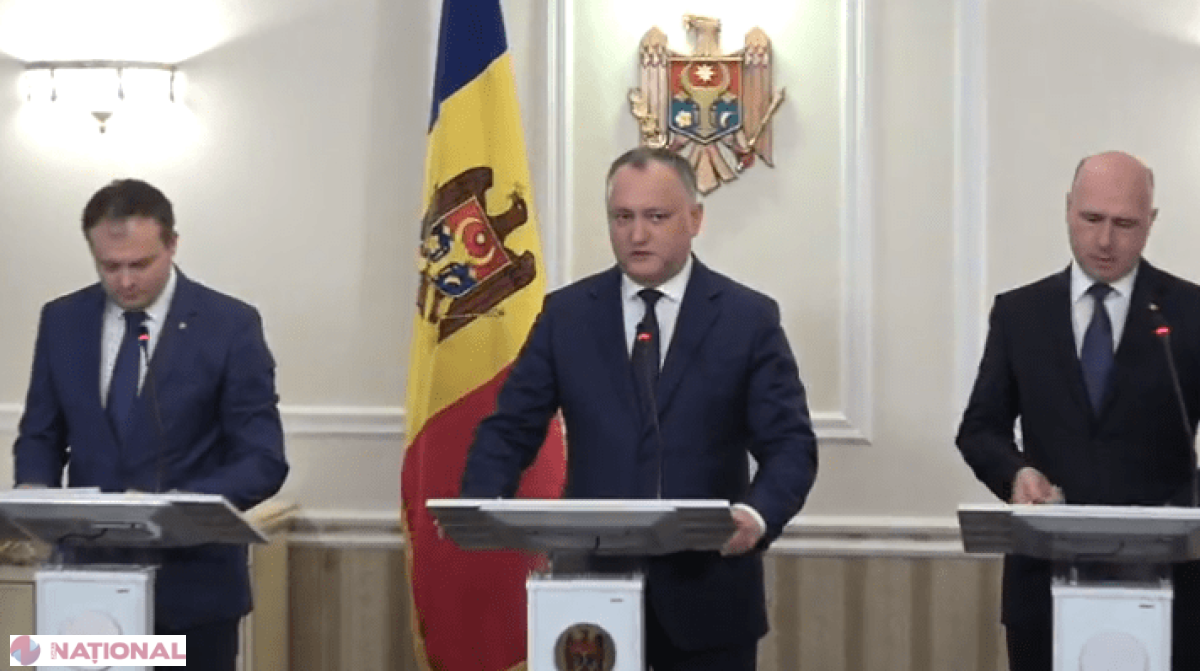 VIDEO // „Poftele” președintelui Dodon CRESC pe zi ce trece. Deja vrea REPUBLICĂ PREZIDENȚIALĂ. Ce i-au răspuns Candu și Filip