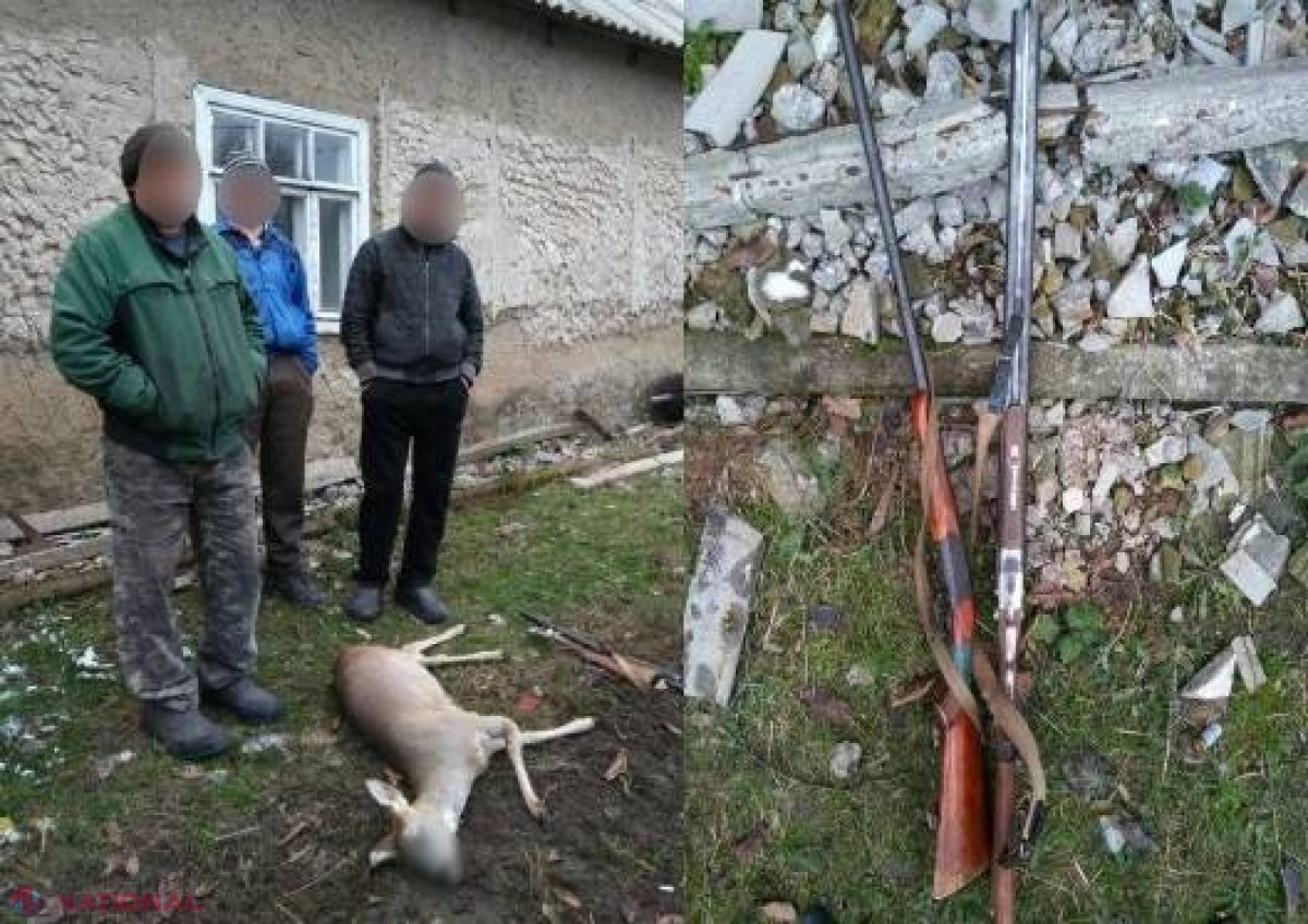O partidă de vânătoare din R. Moldova s-a încheiat în această dimineață la... poliție