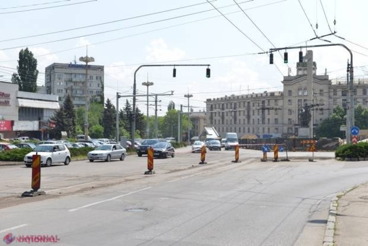 Trafic rutier SUSPENDAT pentru două zile în centrul capitalei. Cum vor circula troleibuzele și microbuzele