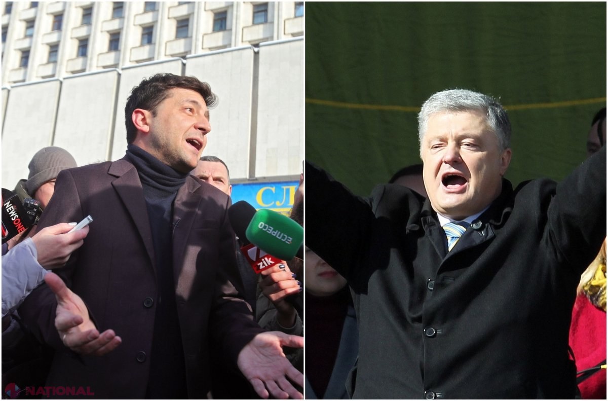 ALEGERI // Vladimir Zelenski şi Petro Poroşenko se vor înfrunta în cel de-al doilea tur al scrutinului prezidenţial din Ucraina